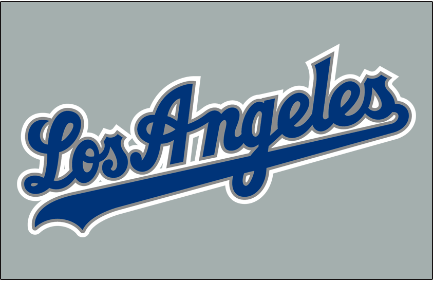 Los Angeles Dodgers 2002-2006 Jersey Logo t shirts DIY iron ons